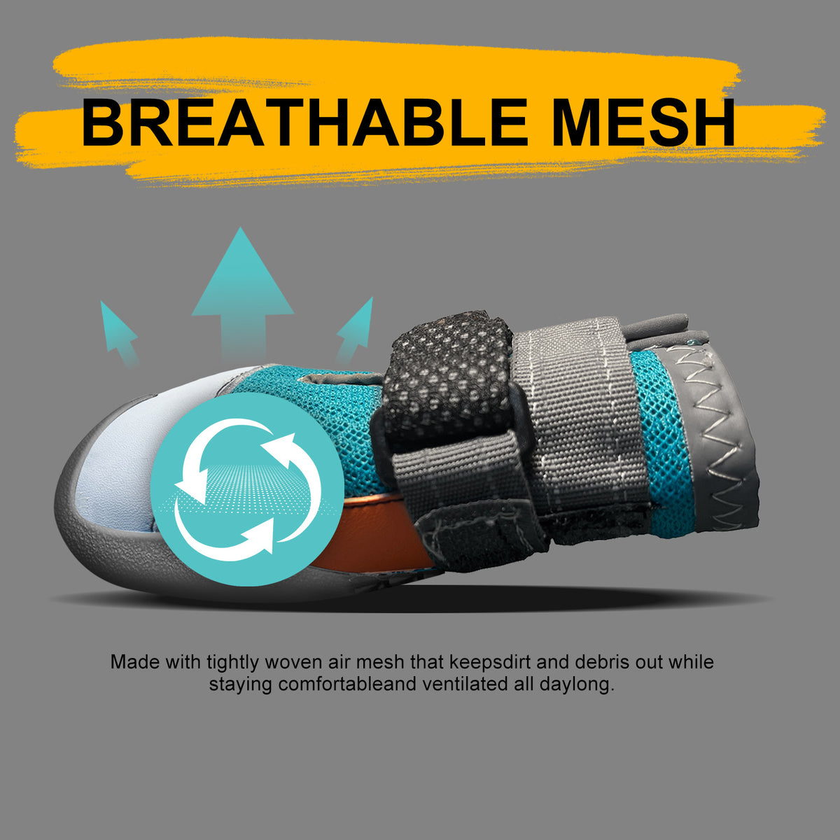 Glowing Colorful Breathable Dog Shoes