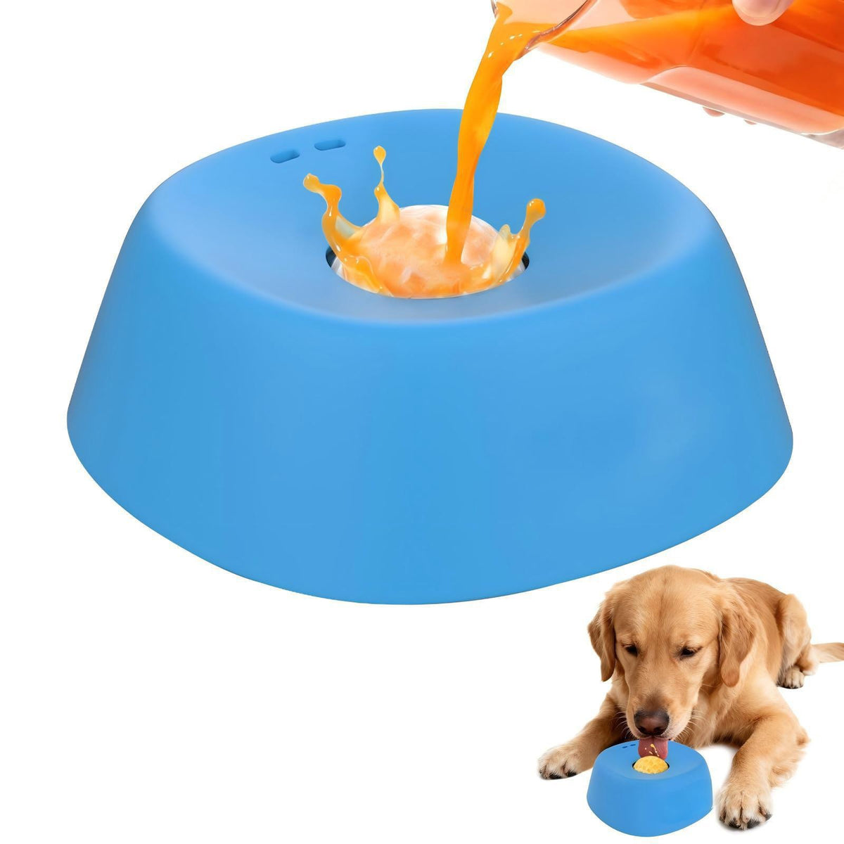 Dog Slow Feeder Lick Bowl