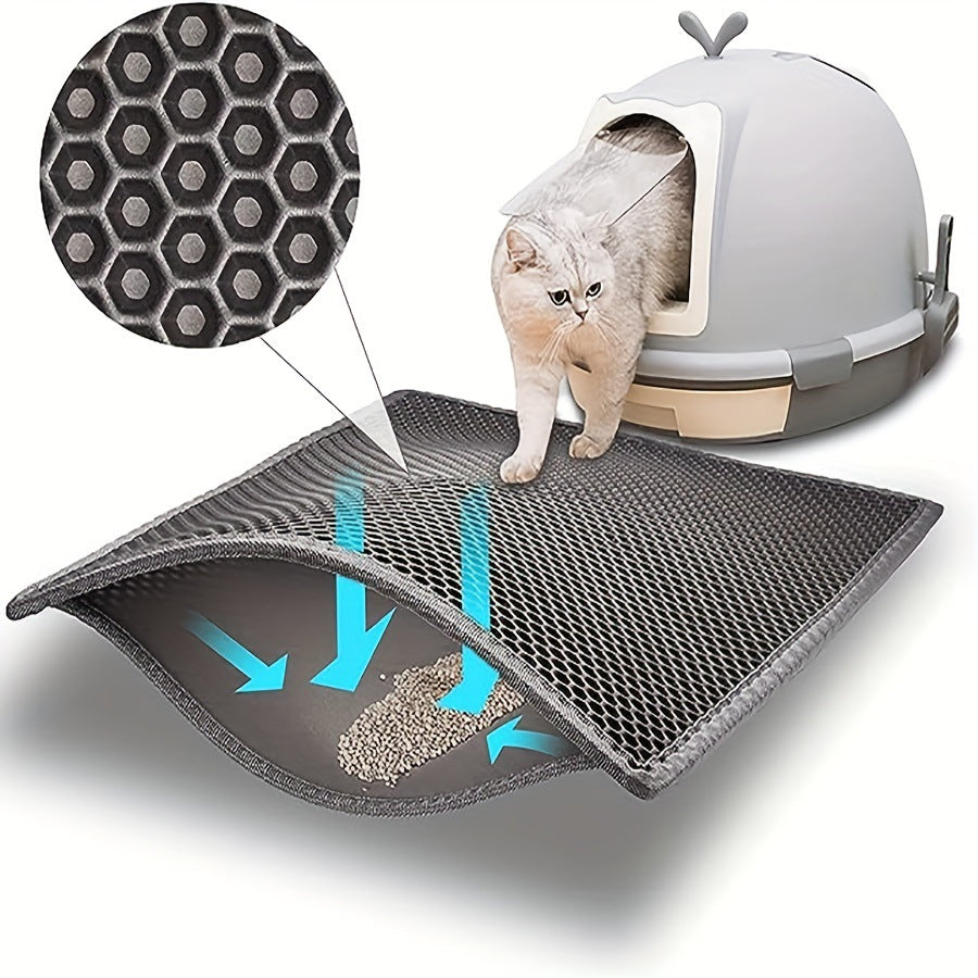 EVA Cat Litter Mat with Anti-Slip Base